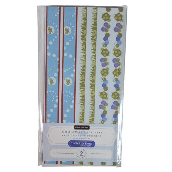 Close to My Heart Reflections Stickease X7066C Lazy Days of Summer Turtles NEW - Picture 1 of 8